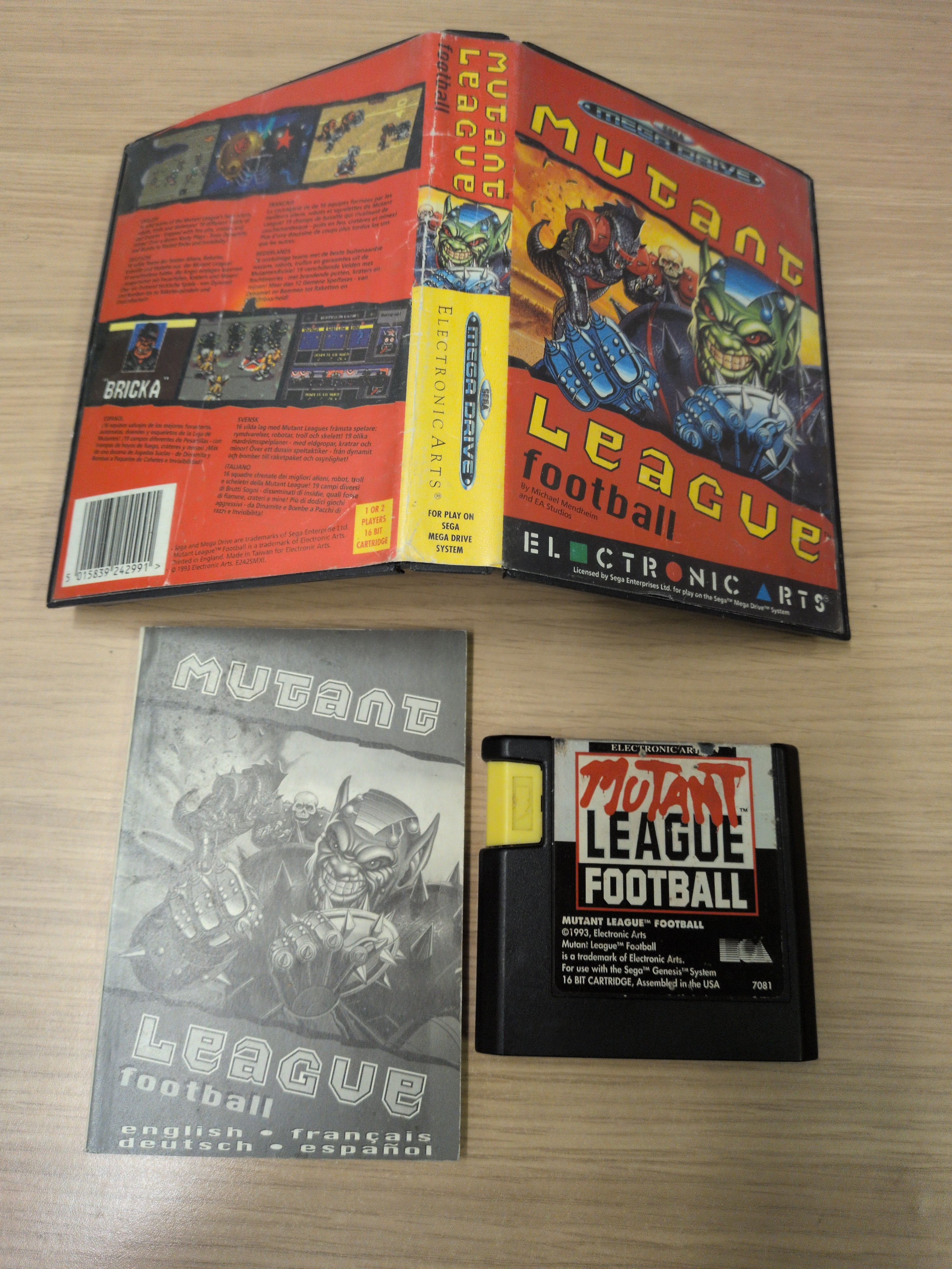 Mutant League Football Sega Mega Drive game Mutant League Football Sega Mega Drive game